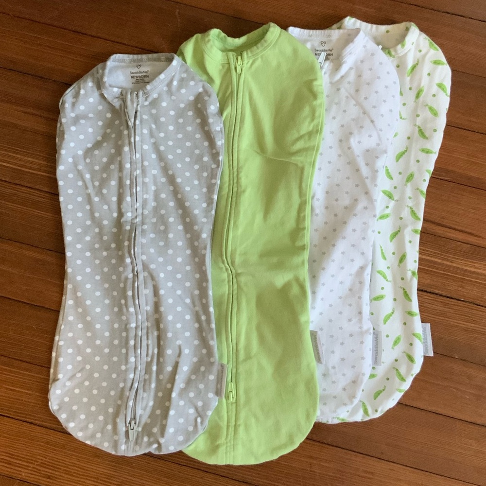 Swaddle Me zip up swaddles bundle set of 4